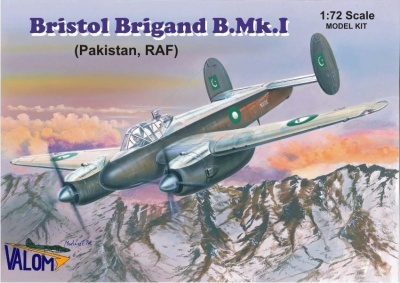 SLEVA 30%  DISCOUNT - Bristol Brigand B.MK.I (PAF, RAF) 1/72 – Valom