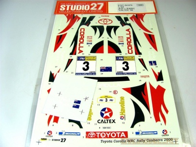 SLEVA 30% DISCOUNT - Toyota Corolla WRC "Caltex" #3 Bates Australia 2000 1/24 - Studio27