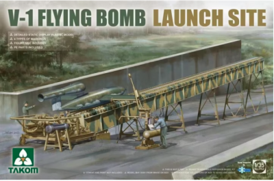 SLEVA 30% DISCOUNT - V-1 Flying Bomb Launch Site 1/35 - Takom