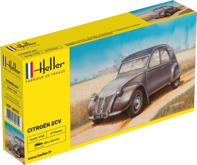 SLEVA-DISCOUNT - Citroën 2 CV Ente in 1:43 - Heller