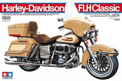 SLEVA - DISCOUNT  Harley-Davidson FLH Classic 1/6 - Tamiya