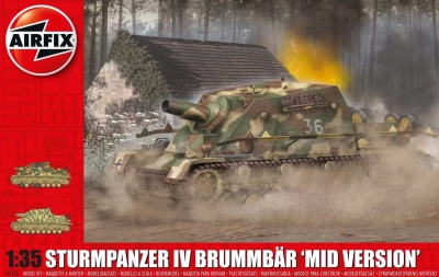 Sturmpanzer IV Brummbar (Mid Version) (1:35) Classic Kit tank A1376 - Airfix