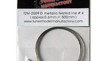 Metallic twisted line ⋕ 4 ( 0.6mm x 500mm ) - Tuner Model Manufactory