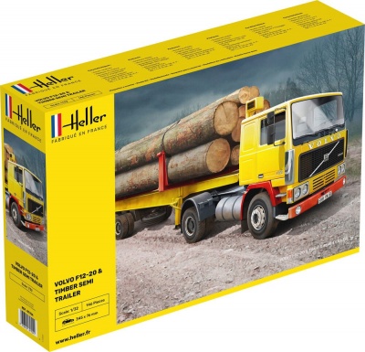 Volvo F12-20 Timber Semi Trailer 1/32 - Heller