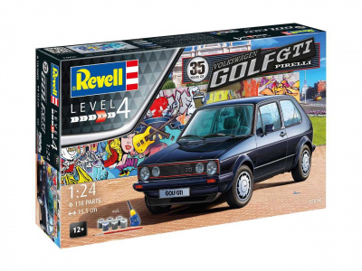 VW Golf 1 GTi Pirelli 35 Years (1:24) Gift-Set 05694 - Revell