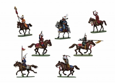 Wargames (AoB) figurky - Turkish Cavalry 16-17th Century (1:72) - Zvezda