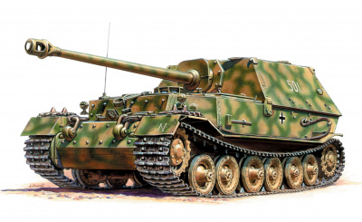 Wargames (WWII) tank 6195 - German Tank Destroyer FERDINAND (1:100)